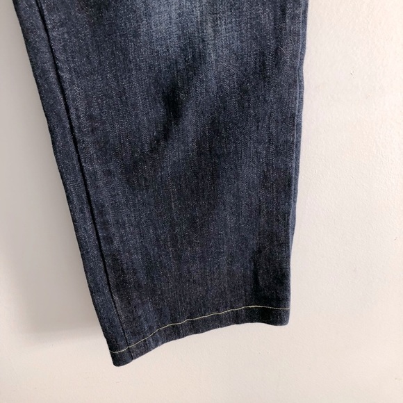 Levi’s Blue Dark Wash 515 Bootcut Jeans with Stud Detailed Back Flap Pockets 14 - Picture 6 of 12